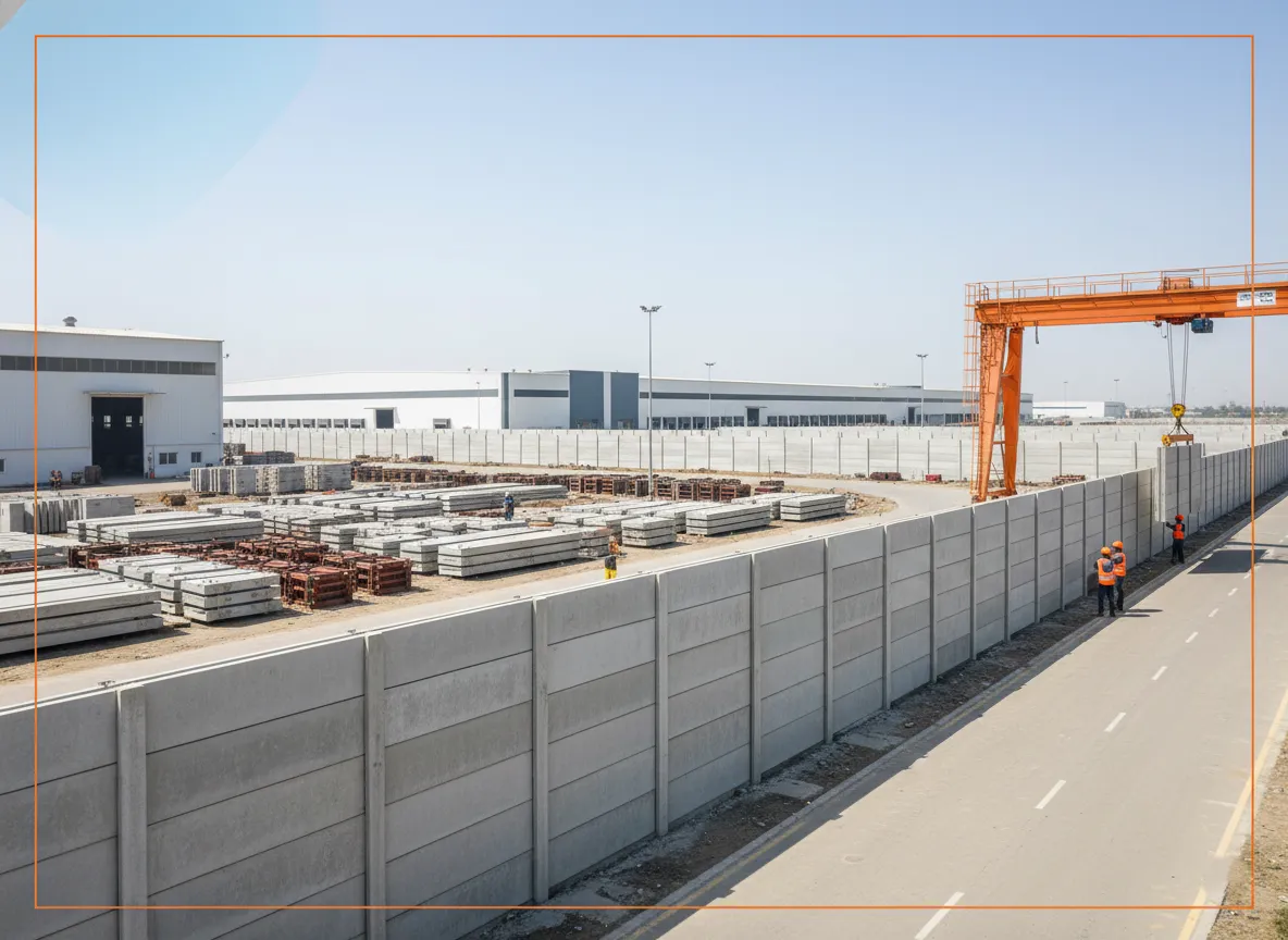 RCC Precast Boundary Wall Manufacturer in Chikhli